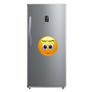 Erstaunter Gesichtsausdruck Aufkleber – Wetterfest und Vielseitig (10 x 10 cm)