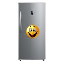 Smile Aufkleber – Lachen und Schielen, wetterfest & langlebig