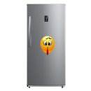 Langgezogener Smile-Aufkleber mit Zunge – wetterfest & langlebig