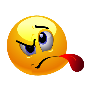 Gemein Zunge Rausstrecken Aufkleber – Wetterfester Spaß für Innen und Außen