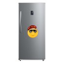 Smile Aufkleber – Lächelnd mit Hut und Sonnenbrille