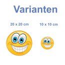 Smile Aufkleber – Lächelnd mit Zähnen,...