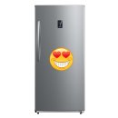 Smile Aufkleber – Lachend mit herzförmigen Augen, wetterfest & langlebig