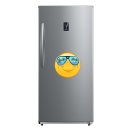 Smile Aufkleber – Lachend mit blauer Sonnenbrille, wetterfest