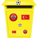 Aufkleberset Türkei Flagge Fahne Fußball...