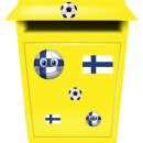 Aufkleberset Finnland Flagge Fahne Fußball...