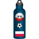 Polen Flagge & Fußball Smile Aufkleber Set – wetterfeste Sticker für Auto & mehr