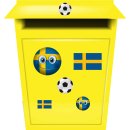 Schweden Flagge Aufkleber Set – Fußball...