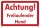 B-Ware: Achtung freilaufender Hund Schild 20x30 cm gelocht
