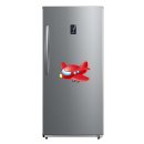 Flugzeug Aufkleber für Kinder – Roter Sticker für Auto, Fenster & mehr