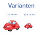 Kinder Auto Aufkleber – roter Cartoon-Sticker...