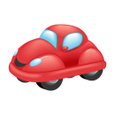 Kinder Auto Aufkleber – roter Cartoon-Sticker...