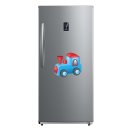 Lokomotive Aufkleber für Kinder – bunter Eisenbahn-Sticker, wetterfest (10 x 11 cm)