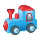 Lokomotive Aufkleber für Kinder – bunter...