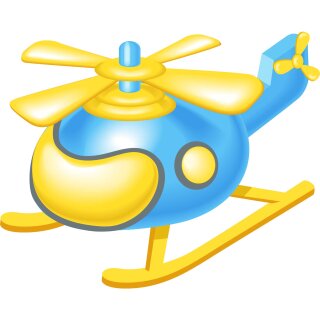 Aufkleber Helikopter Hubschrauber Sticker selbstklebend Autoaufkleber Sticker für Kinder Spielzeug Set Car Wohnwagen wetterfest