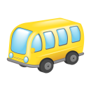 Kinder Aufkleber Autobus – bunter Bus-Sticker...