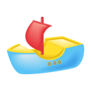 Kinder Boot Aufkleber – bunter Schiff-Sticker...