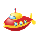 Kinder Aufkleber U-Boot – bunter...