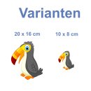 Tukan Aufkleber – lustiger Vogel-Sticker für...