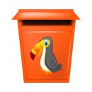 Tukan Aufkleber – lustiger Vogel-Sticker für Auto, Fenster & mehr