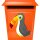 Aufkleber Sticker Vogel Tukan 20 x16 cm birdsticker lustig coole Sticker für Kinder selbstklebend Autoaufkleber Motorradhelm Wohnwagen Tier