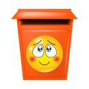 Verlegen mit roten Wangen – Charmanter Smile Aufkleber