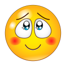 Verlegen mit roten Wangen – Charmanter Smile...