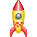 Aufkleber Rakete Sticker Kinderzimmmer Baby Spielzeug...