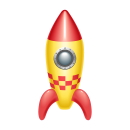 Rakete Aufkleber für Kinder – bunter Sticker...