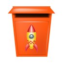 Rakete Aufkleber für Kinder – bunter Sticker für Auto, Fenster & mehr