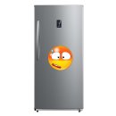 Peinlich mit Schweißtropfen – Wetterfester Smile Aufkleber