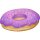 Aufkleber Donut lila mit Streuseln Sticker Autoaufkleber Motorradhelm Dekoration Wohnwagen Heckscheibenaufkleber Car Set wetterfest