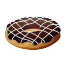 Kuchen Aufkleber Donut – wetterfester Comic-Sticker...