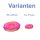 Kuchen Aufkleber Donut – wetterfester Comic-Sticker mit rosa Glasur