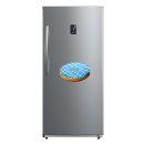 Kuchen Aufkleber – blauer Donut Comic-Sticker, wetterfest & UV-beständig