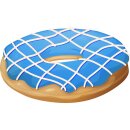 Aufkleber Donut blau Sticker 16 x 25 cm