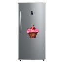 Kuchen Aufkleber – Cupcake Sticker im Comic-Stil, wetterfest & UV-beständig