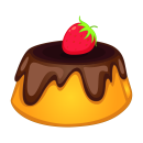 Kuchen Aufkleber – Pudding mit Schoko &...