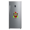 Winter Eule Fun Aufkleber – lustiger Sticker mit Schal & Mütze für Auto & Co.