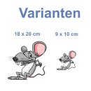 Fun Aufkleber: lustige Maus – süßer...