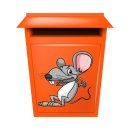 Fun Aufkleber: lustige Maus – süßer Sticker für Auto, Fenster & mehr