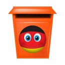 Deutschland Smile Aufkleber – wetterfest und vielseitig einsetzbar (10 x 10 cm)