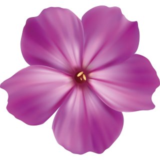 Aufkleber Petunie lila violett Sticker Autoaufkleber wasserfest Blumen Mülltonne Blumenwiese Dekoration selbstklebend