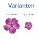 Violette Petunie Aufkleber – wetterfeste...