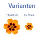 Gelb-Rote Petunie Aufkleber – Wetterfester...