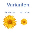 Gelbe Margerite Aufkleber – Wetterfeste...