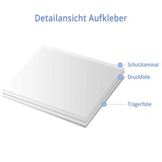 Dorset Flaggen-Aufkleber – 60 Stück Selbstklebend, 33x20 Mm, Weiß
