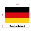 Fahnen Sticker Set mit 24 Fahnen  – EM Flaggen Aufkleber für Auto, Fenster & mehr