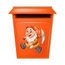 Lustiger Gartenzwerg Aufkleber – wetterfester Smile Sticker für Garten & Co. (10 x 11 cm)