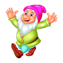 Smile Aufkleber – Lustiger Gartenzwerg Sticker...